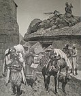 Refugiats turcs d'Eastern Rumelia el 1885 dibuixats per a The Illustrated London News
