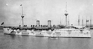 Attack on sailors from the USS Baltimore spawned the 1891 Chilean crisis. Uss baltimore c-3.jpg