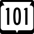 State Trunk Highway 101 marker