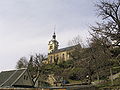 Blick zur Kirche vom Ortsteil Stein