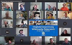 A Wikimedia Österreich online meeting