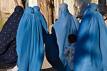 Women in burqa with their children in Herat, Afghanistan.jpg