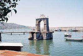 De kolenpoort in de haven van Zonguldak