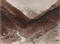 Диклосмта из долины Харгабе Кавказская экспедиция графа Деши Морица 1897 год