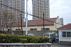 團島長波無線電台舊址附樓側面