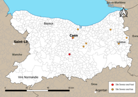 Carte des communes avec sites Seveso