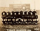The Chicago Bears championship team of 1924