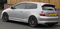 Achteraanzicht Honda Civic Type-R EP3