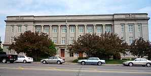 Das Douglas County Courthouse in Superior, gelistet im NRHP[1]