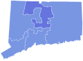 Results for the 2022 Connecticut Attorney General election by congressional district.