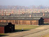 Barracks at Auschwitz concentration camp