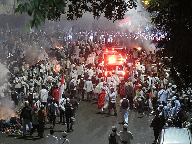 Protests against Basuki in Jakarta, 4 November 2016