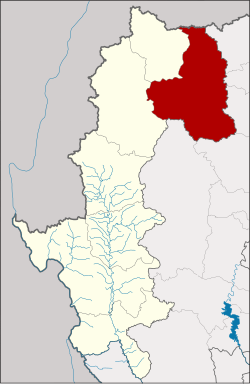 District location in Mae Hong Son province