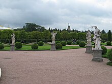 Antonio Bonazza-Zephyrus Flora Pomona and Vertumn- Upper Gardens of Peterhof.jpg