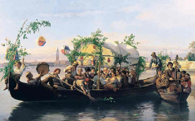 Праздник искупления в Венеции (итал. La Festa del Redentore a Venezia) ,1872