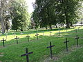 Inside the German War cemetery