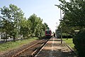 Gleis in Klein Auheim mit Odenwaldbahn.