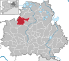 Lage der Stadt Bernsdorf im Landkreis Bautzen