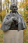 Statue de Nicolas Gogol, écrivain ukrainien.