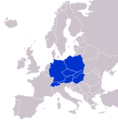 कोलंबिया विश्वकोष (२००९) के अनुसार मध्य यूरोप