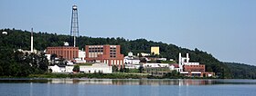 Centre de recherche nucléaire du laboratoire Chalk River. Photo prise le 6 juillet 2008