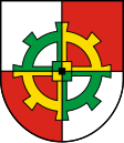 Schwalbenschwanzartig auch im Wappen von Ostfildern