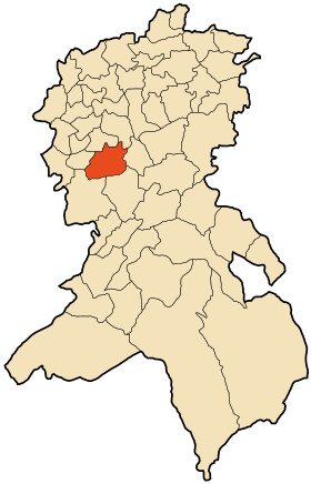 Localisation de Sidi Ali Benyoub