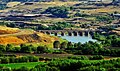 Záhrady Hevsel a most Gözlü Köprü cez rieku Tigris