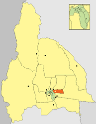 Dipartimento di San Martín – Mappa