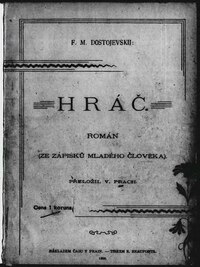 Přebal českého vydání knihy z roku 1900