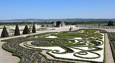 Jardin baroque du château de Hof