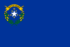 Bandera estatal de Nevada desde 1929 hasta 1991