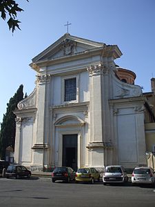 Kyrkan Santa Maria di Galloro.