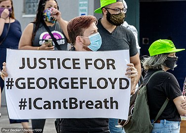 Manifestation à Grove City, Ohio, mai 2020.