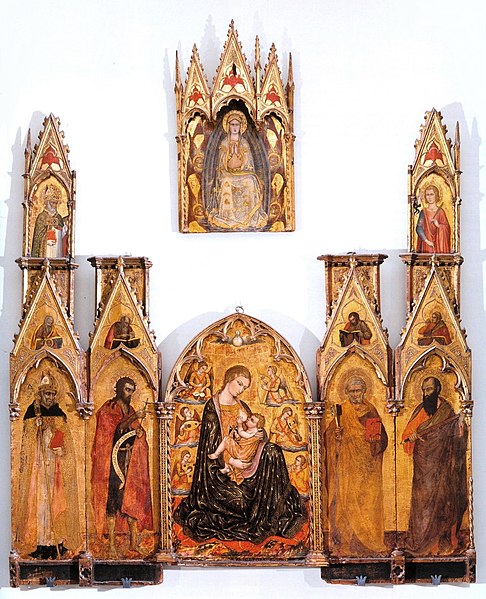 File:Gregorio di Cecco di Luca. Polyptych Tolomei. 1423. Siena, Pinacoteca..jpg