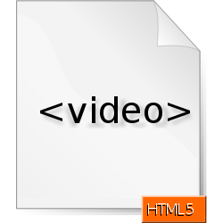 HTML5 video icon