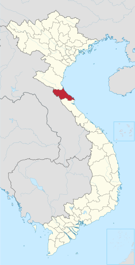 Kaart van Ha Tinh