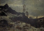 冬の夕暮れ (1871) ベルギー王立美術館 蔵