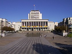 The city hall, place de la Liberté
