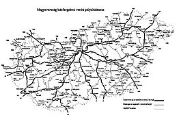 Magyarország közforgalmú vasúti pályahálózata