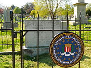 J. Edgar Hoover J Edgar Hoover Grave DC.JPG