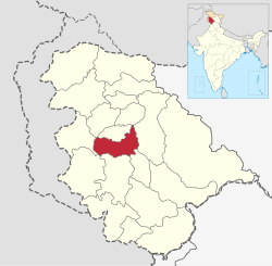 Location in Jammu and Kashmir, India