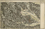 „Gegend Wielen“ und „Gegend Fresen“ in der Josephinischen Landesaufnahme, um 1790 (links unten)