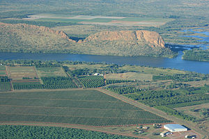 Lake Kununurra vom Packsaddle Lookout aus