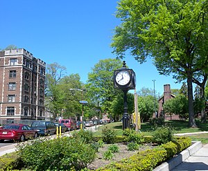 Looking north at L Ron Hubbard Park on a sunny...