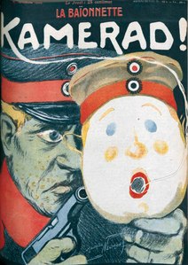 « Kamerad ! », couverture de La Baïonnette du 4 novembre 1915.