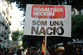 Lema de la manifestació (2010)