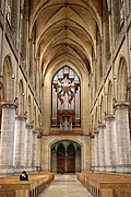 Interior de la catedral, hacia el oeste