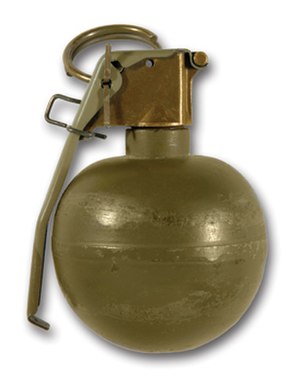 M-67 fragmentation grenade From :en:Airman mag...