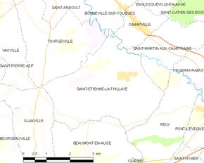 Poziția localității Saint-Étienne-la-Thillaye